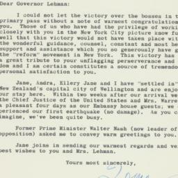 Letter: 1961 September 20