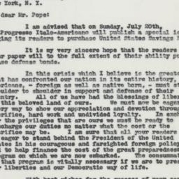 Letter: 1941 July 15