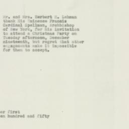 Letter: 1950 December 1