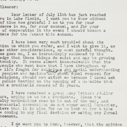 Letter: 1949 July 16