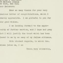 Letter: 1949 November 17