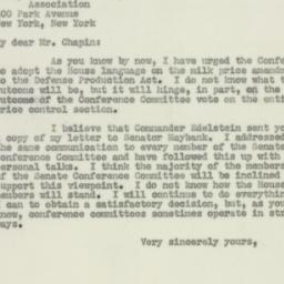 Letter: 1950 August 29