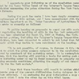 Letter: 1953 February 19