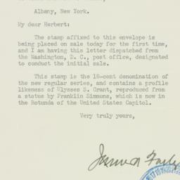 Letter: 1938 November 3