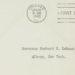 Envelope: 1939 April 26