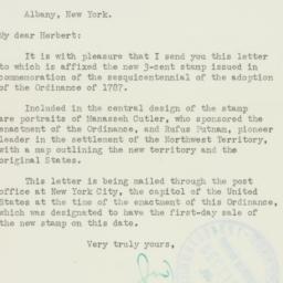 Letter: 1937 July 13
