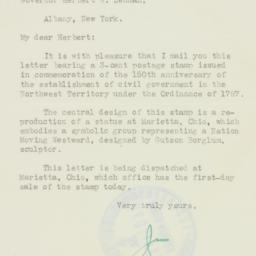 Letter: 1938 July 15