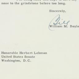 Letter: 1950 August 7