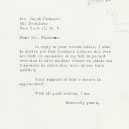Letter: 1956 March 22