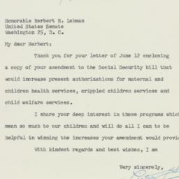 Letter: 1956 June 13