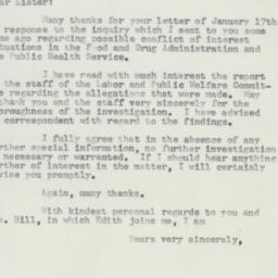 Letter: 1957 January 24