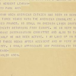 Telegram: 1942 July 3