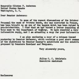 Letter: 1954 February 12