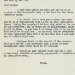 Letter: 1951 January 30