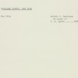 Memorandum: 1956 February 10