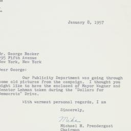 Letter: 1957 January 8