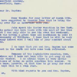 Letter: 1939 April 4