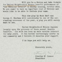 Letter: 1938 September 15
