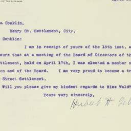 Letter: 1917 April 20