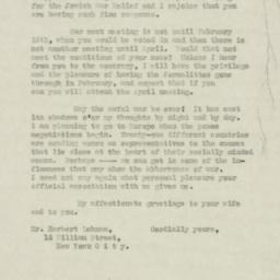 Letter: 1916 December 26