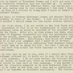 Letter: 1949 October 5
