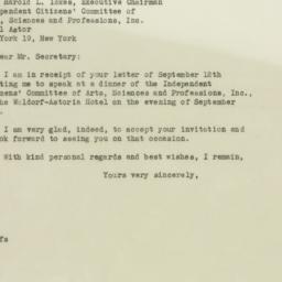 Letter: 1946 September 17
