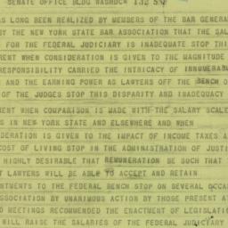 Telegram: 1955 February 23