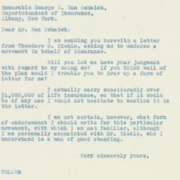 Letter: 1933 January 20