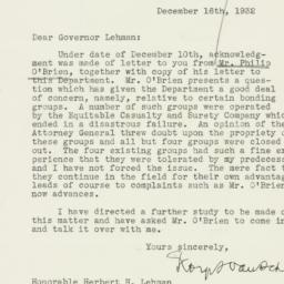 Letter: 1932 December 16