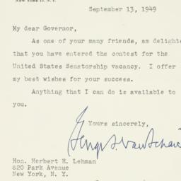 Letter: 1949 September 13