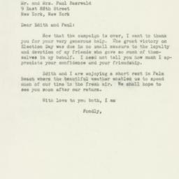 Letter: 1949 November 23
