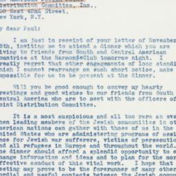 Letter: 1941 November 28