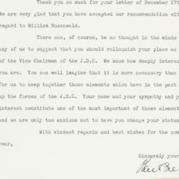 Letter: 1935 January 2
