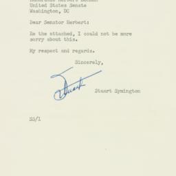 Letter: 1954 November 16