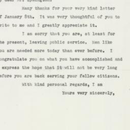 Letter: 1952 January 11