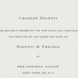 Ephemera: 1959 April 1