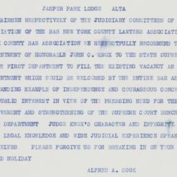 Telegram: 1939 July 26