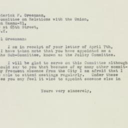 Letter: 1948 April 13