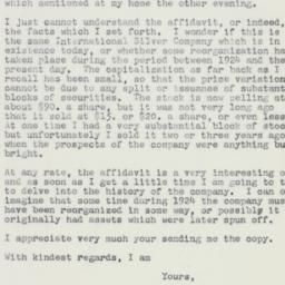 Letter: 1961 April 22