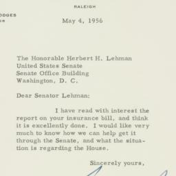 Letter: 1956 May 4