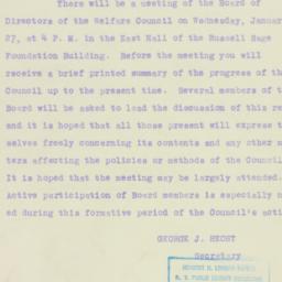 Letter: 1926 January 20