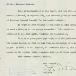 Letter: 1942 October 27