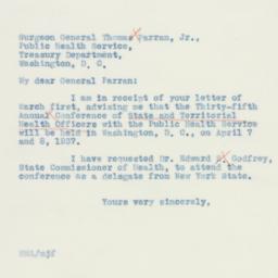 Letter: 1937 March 8