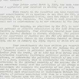 Letter: 1950 March 17