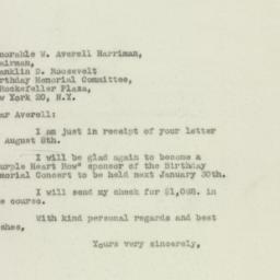 Letter: 1949 August 9