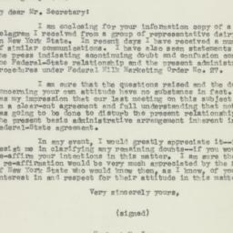Letter: 1950 October 7