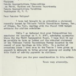 Letter: 1954 May 19