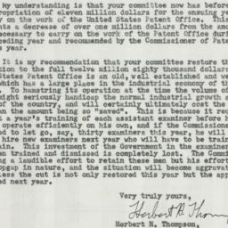 Letter: 1954 June 7