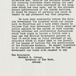 Letter: 1938 October 13