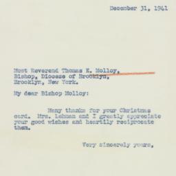Letter: 1941 December 31